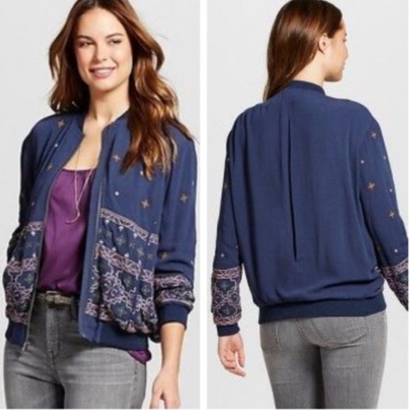 Knox Rose Jackets & Coats Knox Rose Embroidered Jacket Poshmark